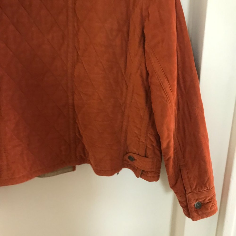 Vintage Eddie Bauer Quilted Jacket, Rust Colored, Size Medium - Picture 6 of 9